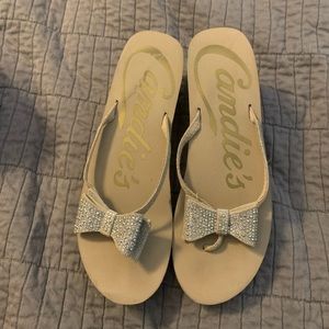Candies bow sandals 🎀 Womens size 7